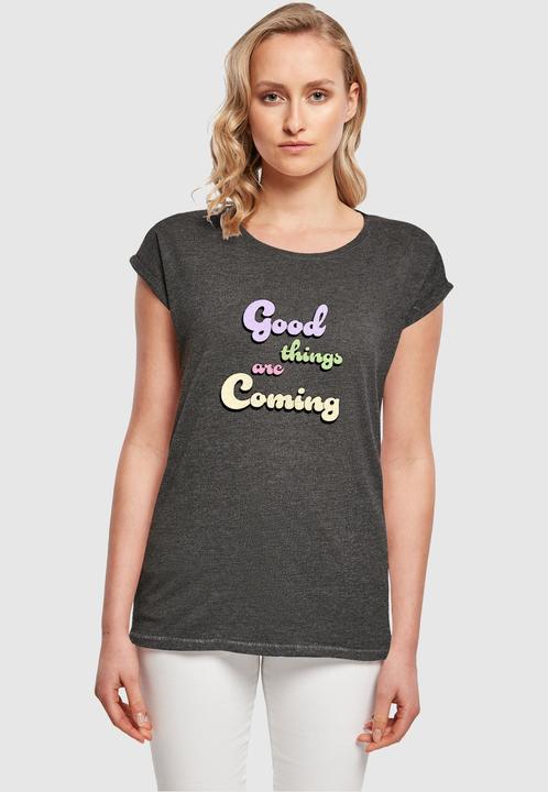 Actual product image Merchcode Ladies Good Things Extended Shoulder Tee - 112623 (XL)