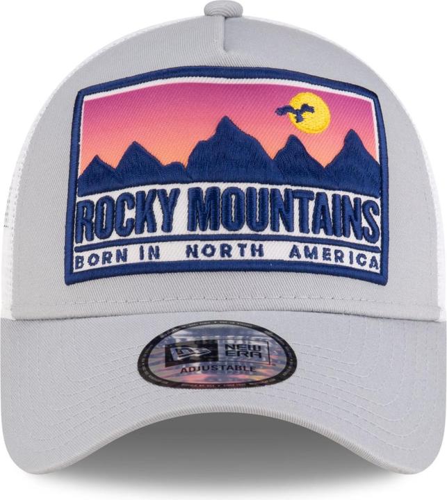 Produktbild New Era 9Forty A-Frame Trucker Cap - Rocky Mountains Grau (One Size)