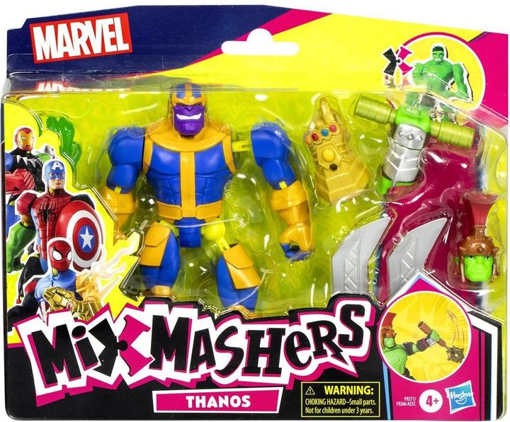 Image du produit Hasbro MixMashers Marvel Thanos individualisierbare Avengers Mix-And-Match Deluxe Action-Figur & Accessoire