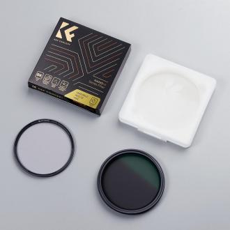 Produktbild K&F Concept Grauer einstellbarer Magnetfilter Nano-X MRC Fader ND2-32 - 77 mm (77 mm, ND- / Graufilter)