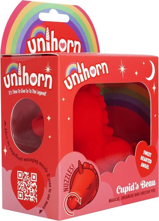 Actual product image Unihorn Cupid's Beau Vibrator Red