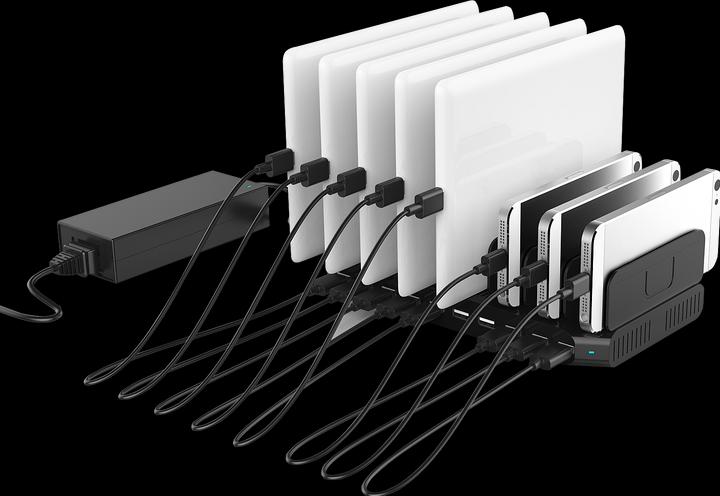 Immagine prodotto Lindy Culla USB a 10 porte (5 W)