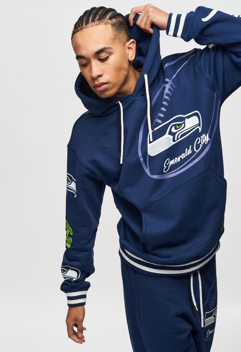Immagine prodotto Recovered Re:coperta con cappuccio in pile - PATCHES Seattle Seahawks (XL)