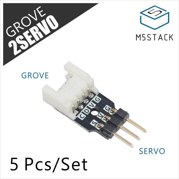 Immagine prodotto M5Stack Adattatore da Grove a Servo 5 pezzi