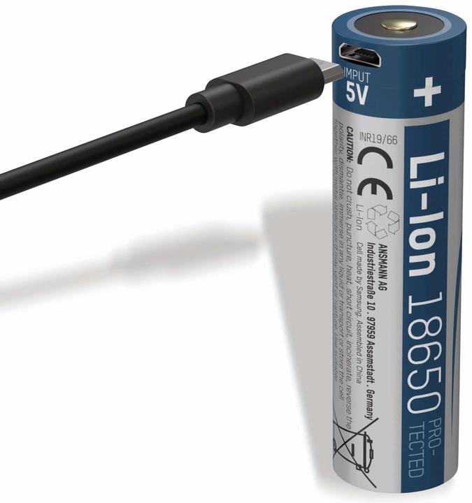 Actual product image Ansmann Li-Ion 18650 (1 pcs., 18650, 2600 mAh)