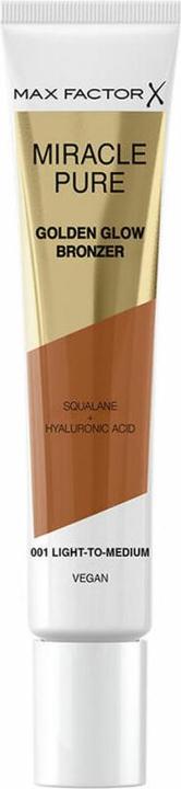 Actual product image Max Factor Miracle Pure Golden Glow Bronzer - Bronzer 15 ml 001 Light-To-Medium (001 Light-To-Medium, Bronzer)