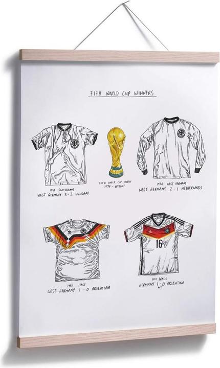 Actual product image Trenddeko Football Jerseys Germany (100 x 120 cm)