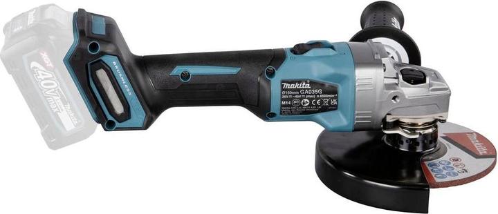 Actual product image Makita XGT GA035GZ Battery Angle Grinder 40VMAX (150 mm)
