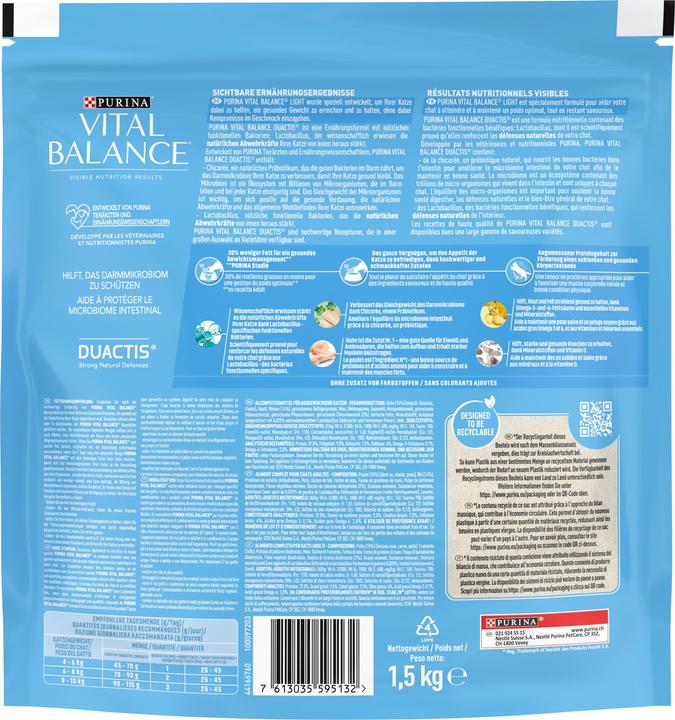 Produktbild Vital Balance Light Huhn (Adult, 1 Stk., 1500 g)