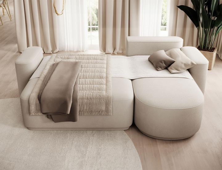 Actual product image ELTAP Aurumm (4-seater, Corner sofa, Sofa bed)
