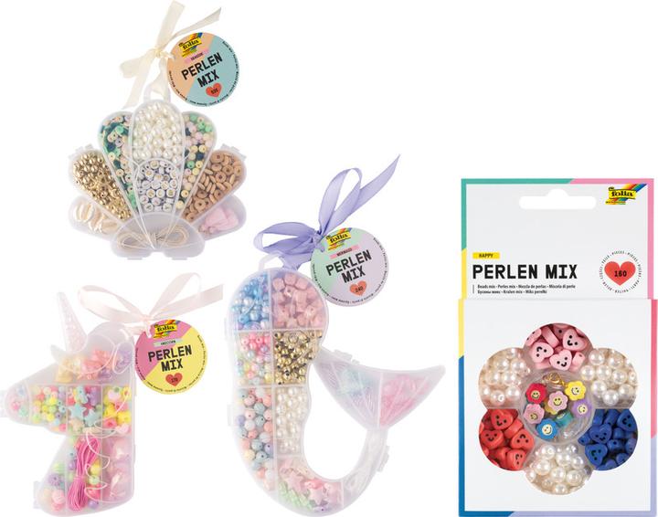 Folia Perlen-Set Unicorn