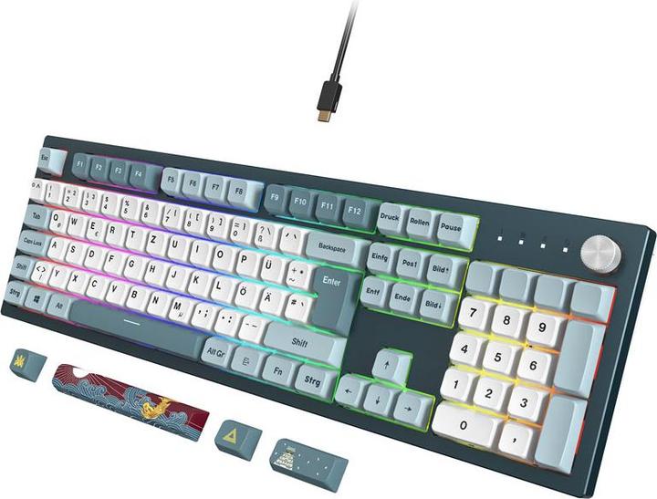 Produktbild Montech MKey Freedom Gaming Tastatur - GateronG Pro 2.0 Brown (Kabelgebunden)