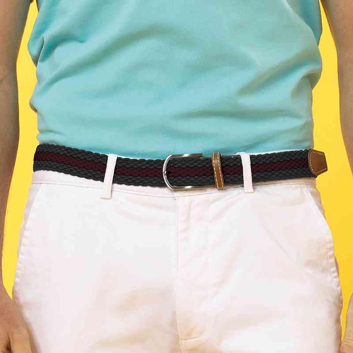 Image du produit Asquith & Fox Ceinture stretch à rayures 2 couleurs (Taille unique)