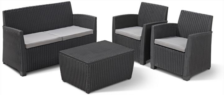 Allibert Corona Lounge Set mit Kissenbox