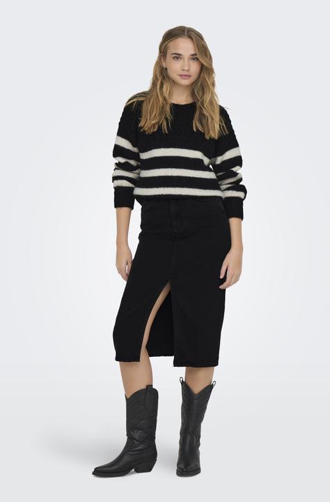 Image du produit Only ONLBILLIE LIFE LS STRIPE O-NECK EX KNT Pull en maille (XS)