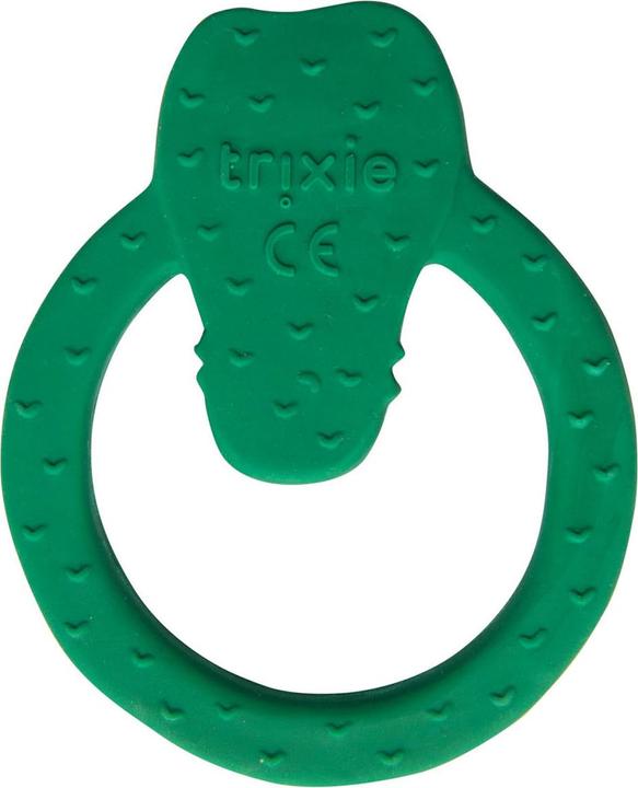 Actual product image Trixie Baby Natural rubber teething ring, round Mr. Crocodile
