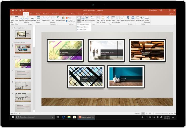 Actual product image Microsoft Office Home & Business 2019 (1 User, unlimited)