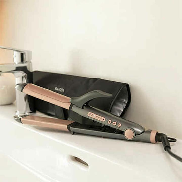 Productafbeelding Cecotec Keramische stijltang Bamba RitualCare 1000 2in1 Zwart/Roze (Straightener)