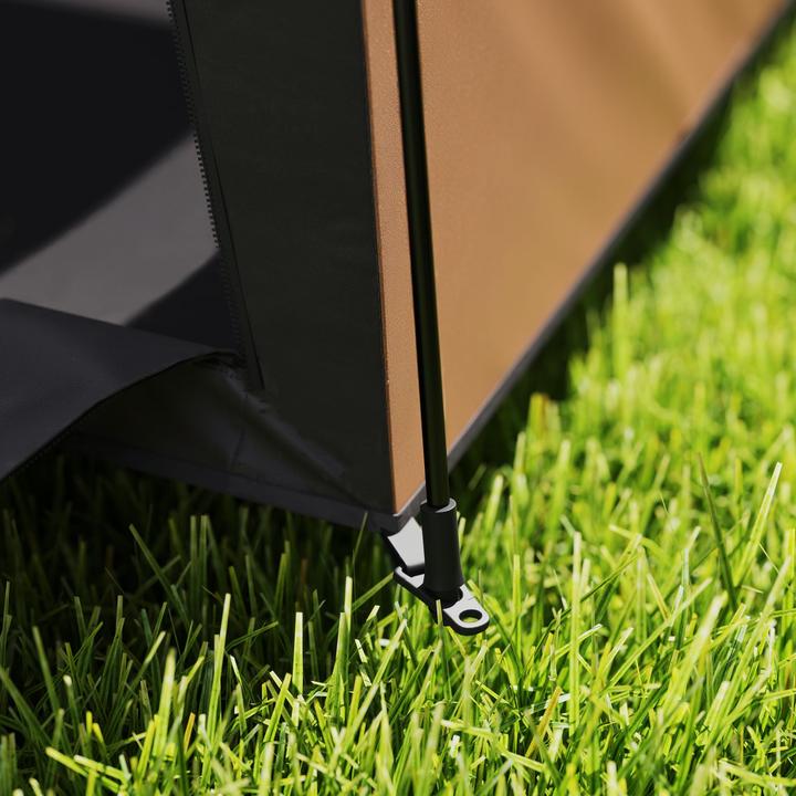 Actual product image PawHut Haustierzelt Polyester Braun (Dog tent)