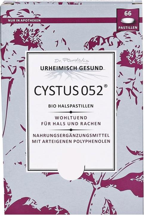 Image du produit Cystus Comprimés à sucer bio (66 pièce(s), Cachets, 56 g)
