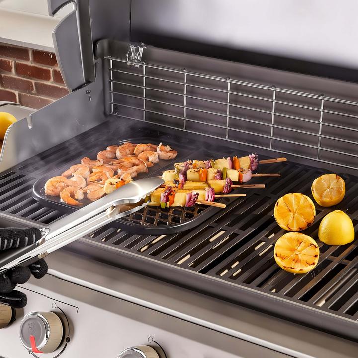 Produktbild Wiltec Gusseisen Grillrost 29x38cm Grillgitter Holzkohlegrill Gasgrill BBQ
