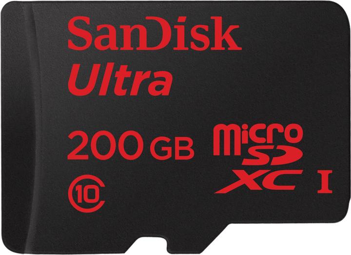 SanDisk microSDXC Ultra Premium UHS-I with Adapter (200 GB, microSDXC, U1, UHS-I)