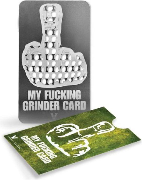 Image du produit V Syndicate Europe V Syndicate Grinder Card - Doigt du milieu