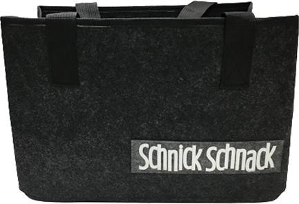 Bekos Einkaufstasche / Henkeltasche aus Filz "Schnick Schnack"