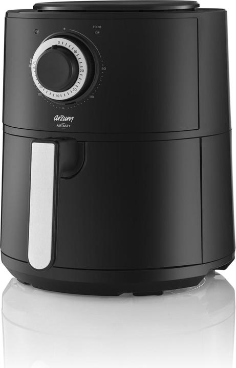 Actual product image Arzum AR2062-G Hot Air Deep Fryer 1350W Overheat Protection, Non-stick Coating Silver, Black