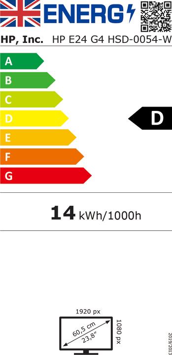 Energie-Label HP E24 G4 (1920 x 1080 Pixel, 23.80")