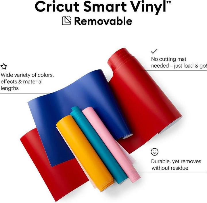 Actual product image Cricut Vinyl film Smart removable 33 x 91 cm, 1 piece, Purple (1 x)