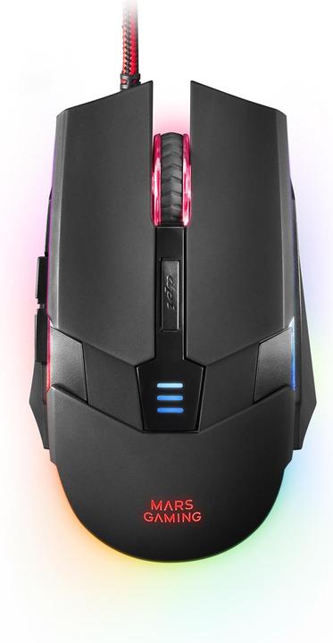 Actual product image Mars Gaming MM116 mouse Ambidextrous USB Type-A Optical 3200 DPI (Cable)