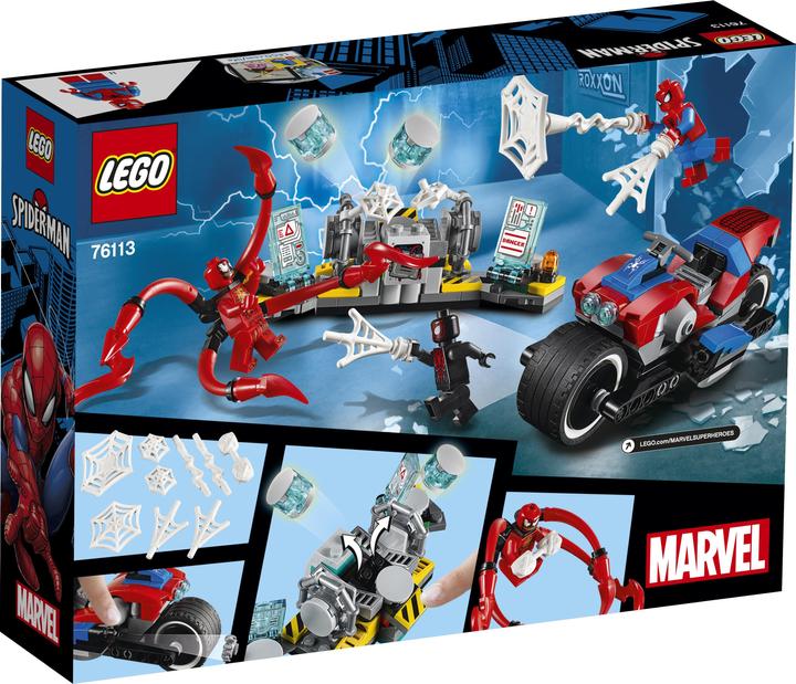 Image du produit LEGO Le sauvetage de la moto Spider-Man (76113, LEGO Marvel)