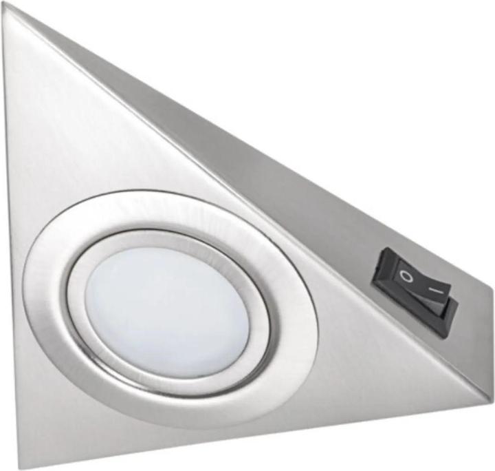 Actual product image Kanlux Under-cabinet luminaire Zepo G4 matt chrome with switch (G4)