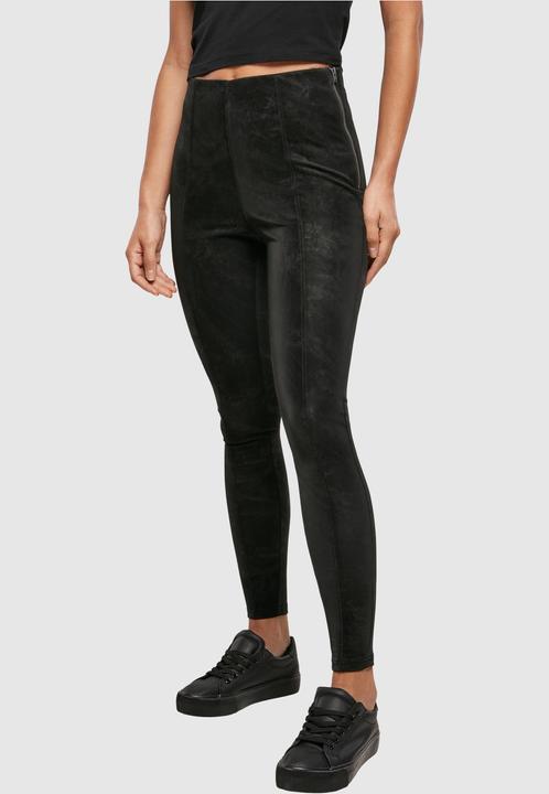Image du produit Urban Classics Ladies Washed Synthetic Leather Pants (XS)