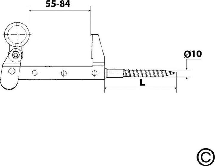 Actual product image Torbel Blind retainer