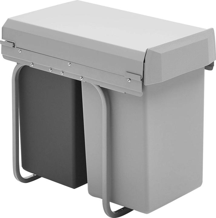 Produktbild Wesco 12871 Einbaueimer Anthrazit-Silber (30 l)