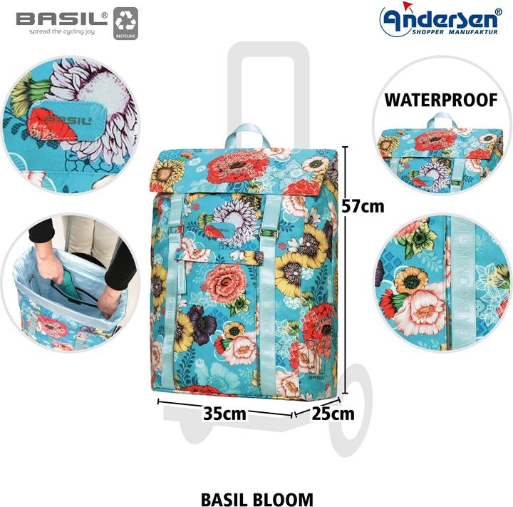 Produktbild Andersen Unus Shopper Fun Basil Bloom