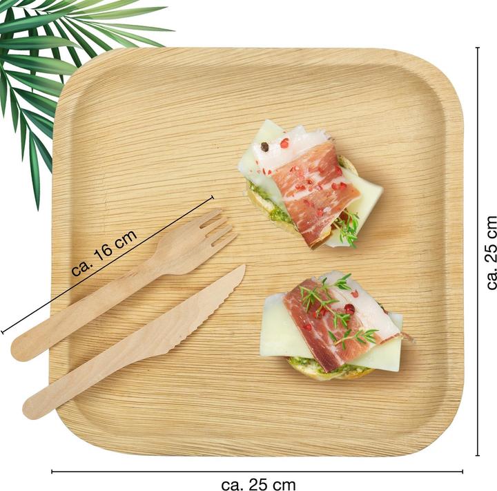Produktbild Moritz & Moritz Palmblattgeschirr (75 x)