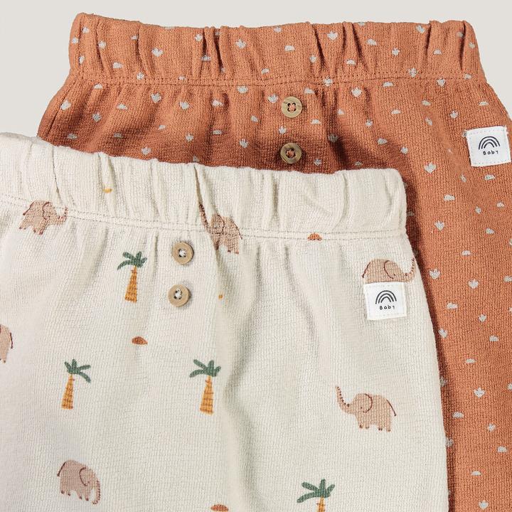 Produktbild La Redoute Collections 2er-Pack bedruckte Pluderhosen (60, 62)