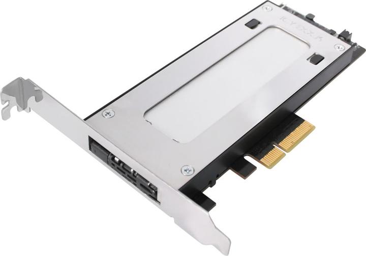 Actual product image Icy Dock ToughArmor M.2 NVMe SSD to PCIe 3rd removable frame