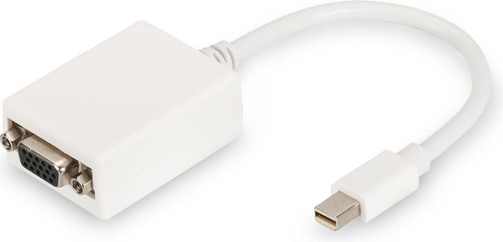 Immagine prodotto Digitus Cavo adattatore DisplayPort, mini DP - HD15 St/Bu DP, CE, bianco (Mini DP, 15 cm)