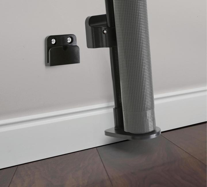 Actual product image Dreambaby Türschutzgitter Glide n Hide 60 cm - 140 cm Grau (60 cm)