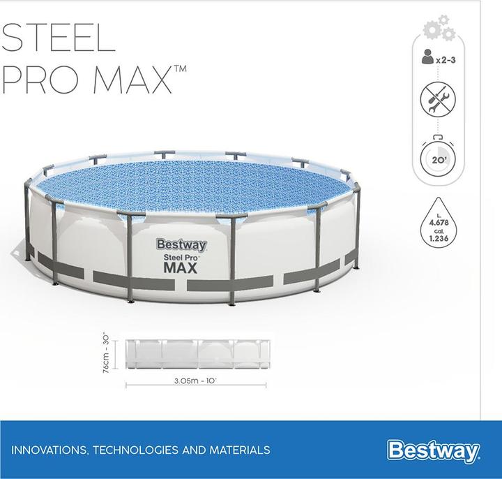 Produktbild Bestway Steel Pro Max Set (Ø 305 x 76 cm)