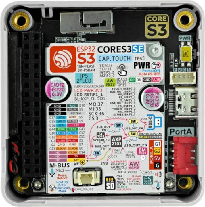 Produktbild M5Stack CoreS3 SE ESP32S3 IoT Entwicklungs-Kit