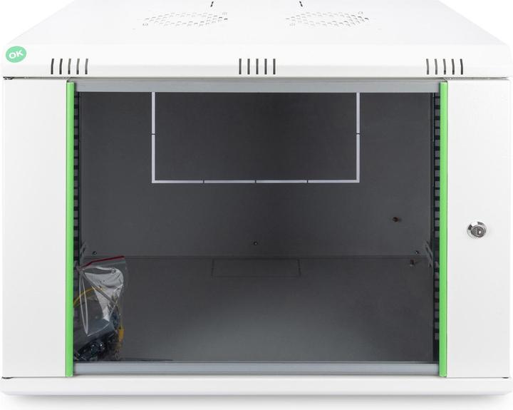 Image du produit Digitus 48.3cm 19inch 19inch armoire murale 9HE SoHoline RAL7035 gris sans étagère 505mmx600mmx450mm (9 HE, Rack 19 pouces)