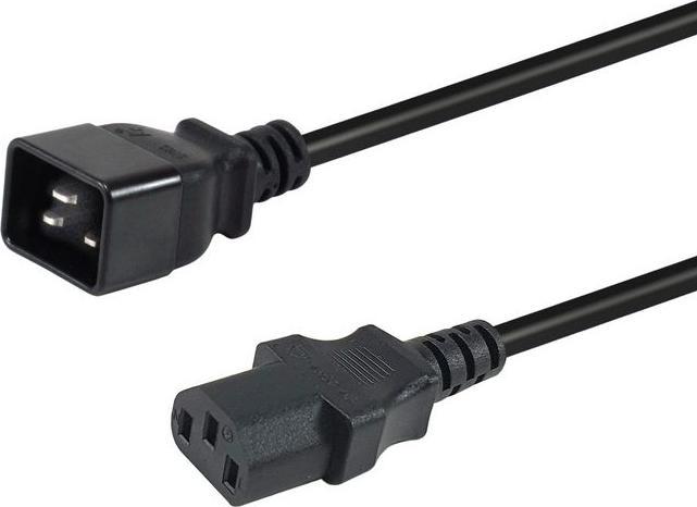 Image du produit equip Netzkabel Anschl. -> C13 180°gew. sw (3 m)