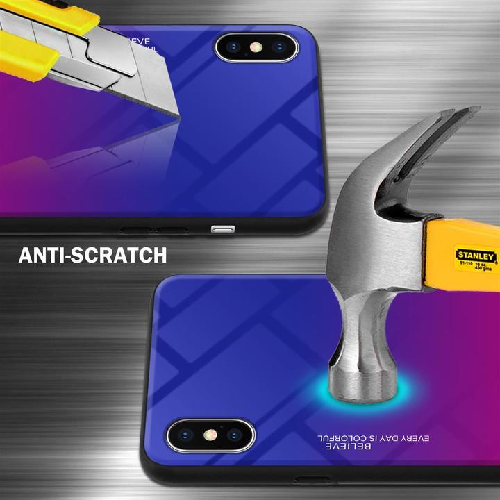 Immagine prodotto Cadorabo Copertura in vetro TPU 2 colori (Apple iPhone X)