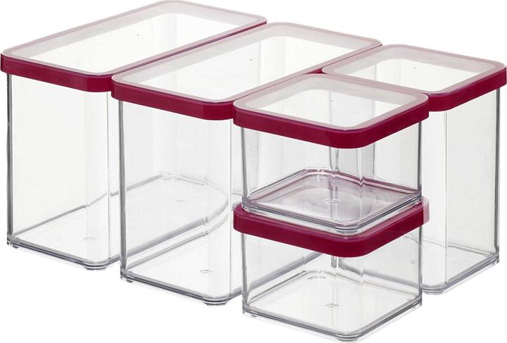 Rotho 5er Set Premium Dosen LOFT (2.10 l)