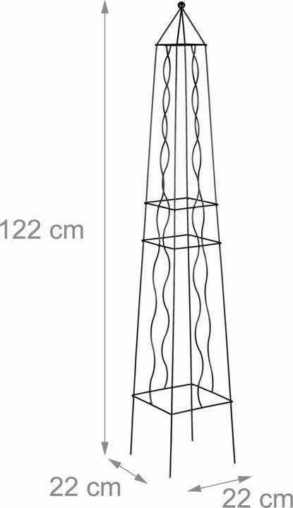 Produktbild Relaxdays Balkontisch (59 cm)